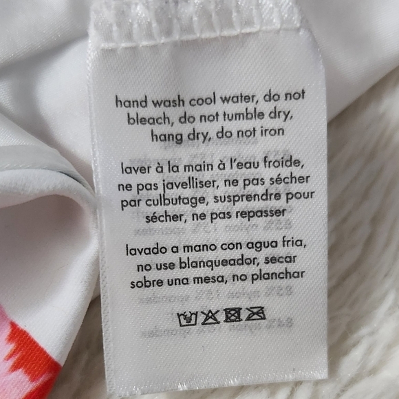 New!Onia x Weworewhat Stella one-shoulder Floral Print swimsuit - Picture 9 of 10